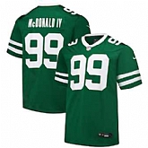 Men & Women & Youth New York Jets #99 Will McDonald IV Green Throwback Limited Stitched Jersey,baseball caps,new era cap wholesale,wholesale hats